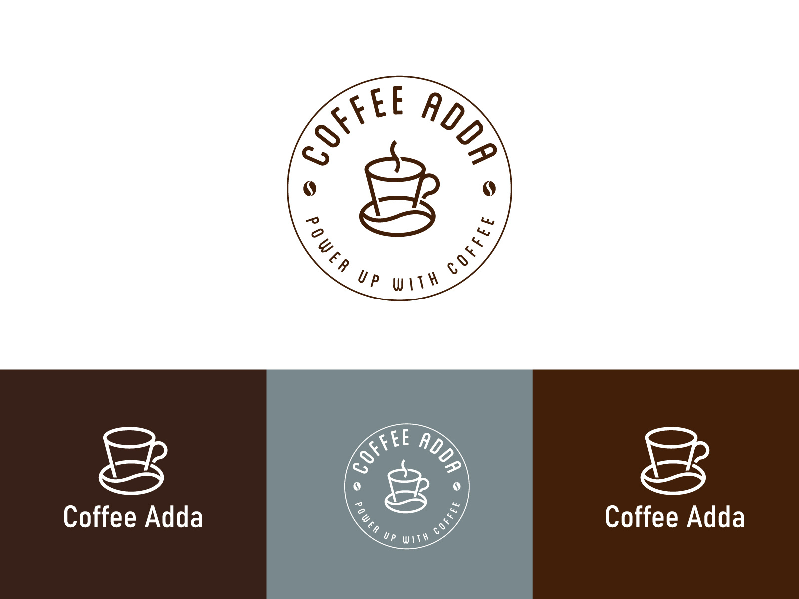 Coffee logo design by IkramH Sakib on Dribbble