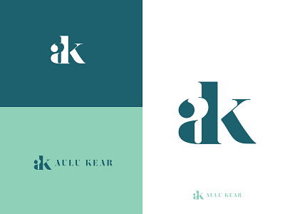 ak letter logo 3d ak letter animation brand identity branding elegant fashion female lettermark logo design logotype luxury minimal minimalist logo ui woman wordmark