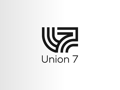 U7 accounting art brand identity branding business consulting financial graphic design industry letter mark line logo design logomark logotype minimal minimalist logo modern logo u7 union 7 wordmark