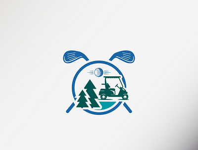 Golf outing brand identity branding cart golf logo design logomark logotype minimalist logo modern logo outdoor outing pool sport