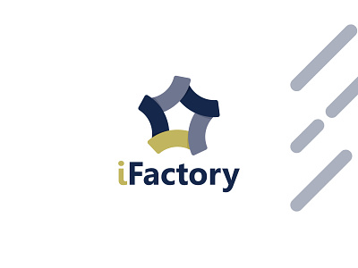 ifactory brand identity branding creative design factory flat gear graphic design logo logo design logomark logotype luxuty minimal minimalist logo repair