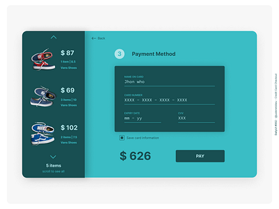 Daily UI #002 Credit Card Checkout - Challenge #2 credit card checkout credit cards dailyui dailyui 002 dailyuichallenge