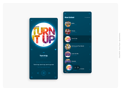 Daily UI #009 Music Player Design - Challenge #9