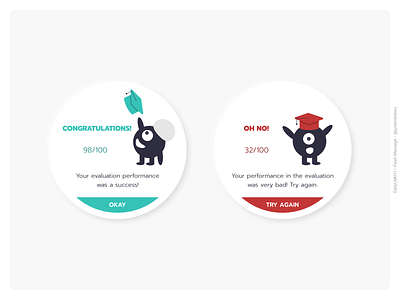 Daily UI #011 Flash Message Design - Challenge #11