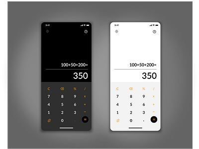 Daily UI - 004 / Calculator