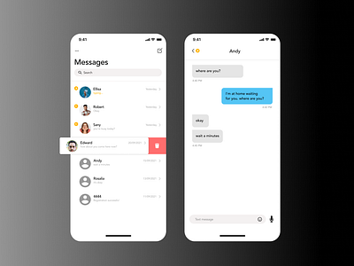 DailyUI 13 / Direct messaging