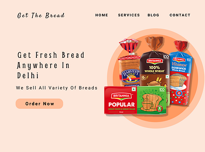 Get the bread design illustration typography ui ux vector web website website design websites