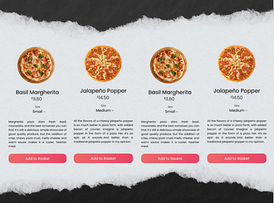 pizza branding design graphic design illustration typography ui ux vector website website design