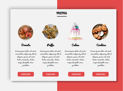 menu animation design graphic design illustration typography ui ux vector web website