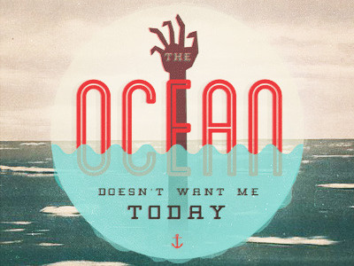 The Ocean Doesn't Want Me Today anchor iphone ocean retro tom waits wallpaper
