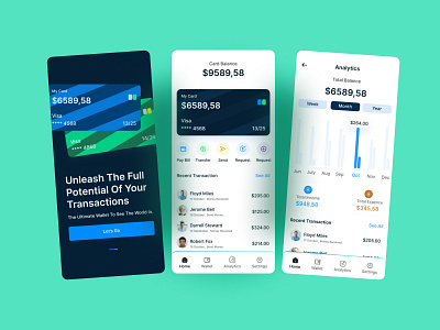 Mobile Banking -App Ui Design app design app motion app prototype appdesign banking app banking app design crypto wallet finance app finance app design fintech ios app design iphone app design mobile app ui mobile banking money transfer money transfer app payoneer redesign paypal redesign uidesign walletui