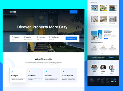 Real Estate website Design agent architecture broker housing landing page landing page design landing page ui property real estate real estate agency real estate branding real estate web agency real estate website realestate realestateagent realtor ui animation uxui web design website design