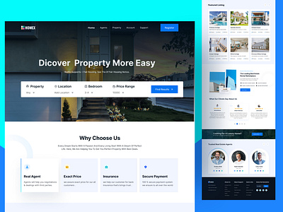 Real Estate website Design