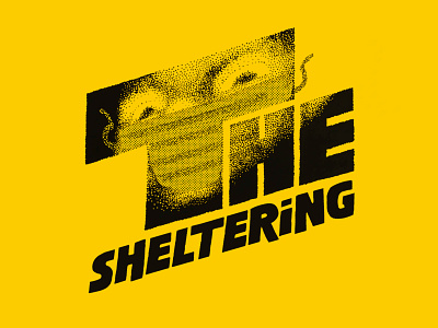 The Sheltering coronavirus humor illustration indoor badge challenge logo mashup movie mashup parody poster quarantined room 237 social distancing the sheltering work from home
