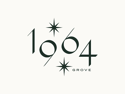 1964 Grove 1964 home house illustration typogaphy