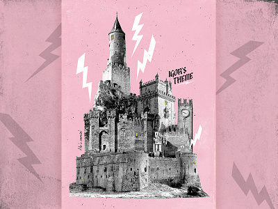 IGOR aiga aiga jacksonville castle pink poster poster design tyler the creator