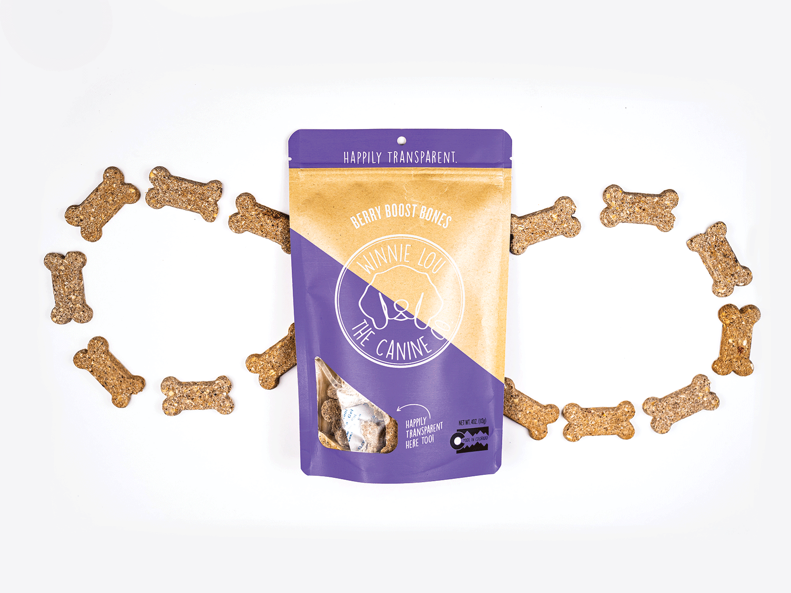 Dog Treats - II 3 color brand design branding dog gif package design packaging