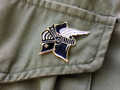 Knight Enamel Pin