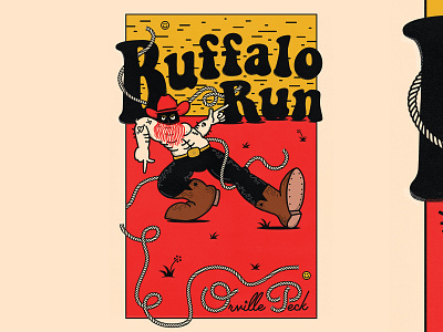 Orville Peck aiga aigajax country cowboy designplusmusic gigposter illustration keepontruckin orville peck poster rope