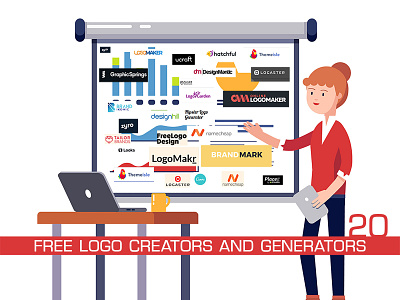 22 trends Great Free Logo Creators and Generators 3d animation branding graphic design logo motion graphics ui