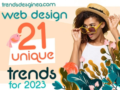 21 unique web design trends for 2023-24