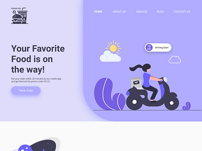 Food Delivery Website Design