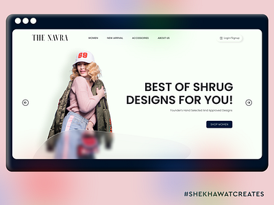 E-Commerce Website - Hero Page Concept 3d branding clothing design e commerce ecommerce ecommercewebsite glassmorphism graphic design heropage homepage landingpage minimal minimaldesign ui ui designer uidesign uiux ux website