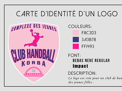 Club Handball Logo design illustration logo ui