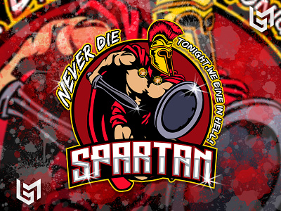 Spartan Logo Design design esport esport logo illustration logo spartan ui vector