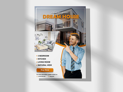 Design flyer "DREAM HOUSE"