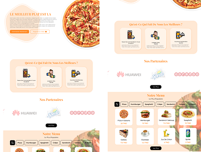 Food Delivery Landing Page design food food delivery landingpage ui ux web website