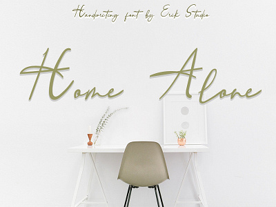 Home alone font luxury