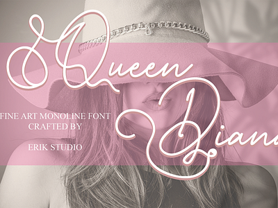 Queen diana font luxury