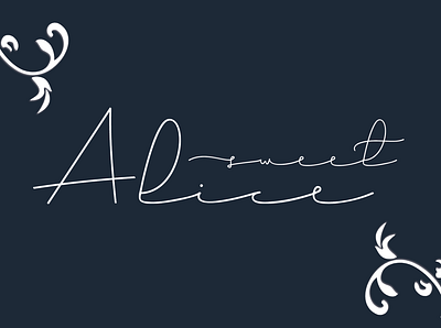 Sweet Alice font luxury