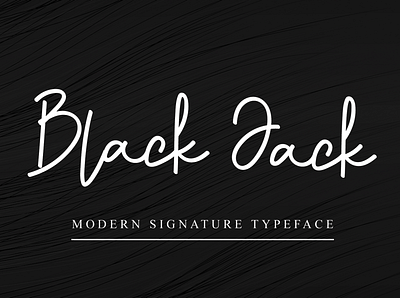 Black Jack branding design font font design font family logo