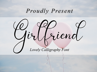 Girl Friend Font branding design font font design font family