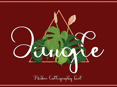 Jungle Font branding design font font design font family logo luxury