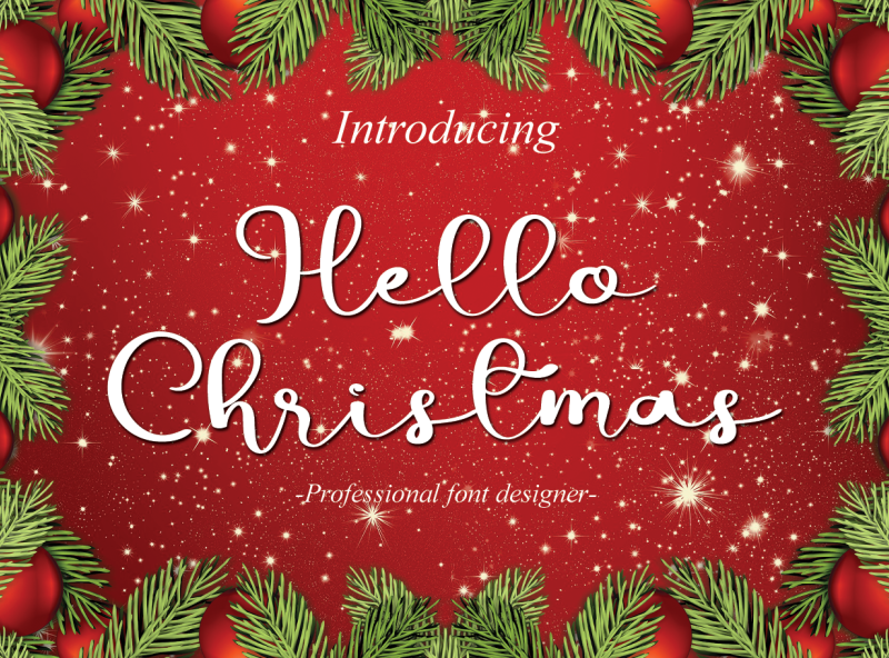 Hello Christmas by erik studio on Dribbble