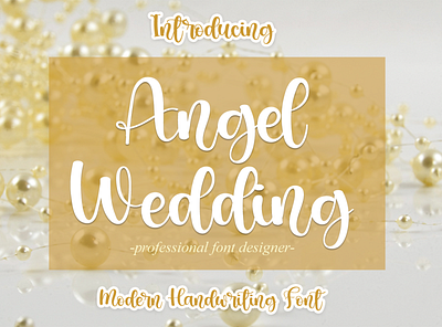 Angel Wedding Font branding design font font design font family logo luxury