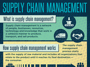 Supply Chain Management Infographic by Anne Bracker on Dribbble