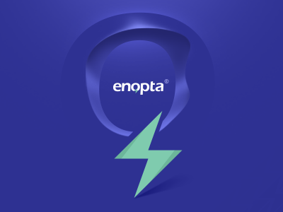 Enopta brand branding logo visualization