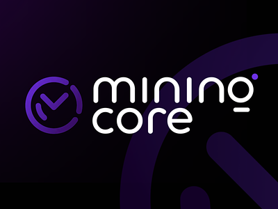 Mining Core dark logo logo design