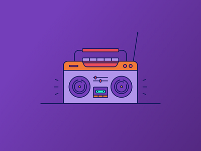 Boombox designs, themes, templates and downloadable graphic elements on  Dribbble