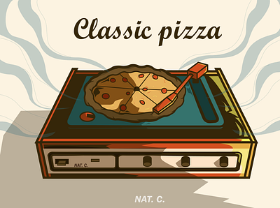 PIZZA art digitalart drawing ilustration ilustrator pizza