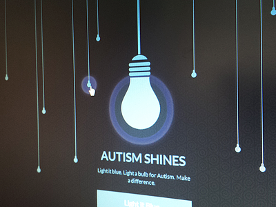 Light It Up Blue april autism awareness blue bulb day interactive it light social up