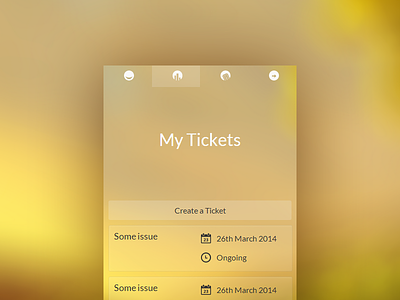 ISP customer service app android app gradient hackathon ios iphone isp kickstart maldives tabs tickets transparent