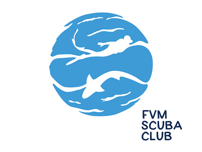 Fuvahmulah Scuba Club Logo dive illustration logo logodesign scuba scuba diving simple