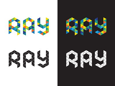 Ray Final branding colors event geometric kaleidoscope logo logodesign pattern ray