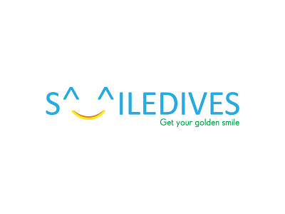 Smiledives Logo dental dentist logo maldives smile smiledive teeth