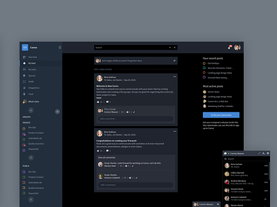 Convo Dark Theme